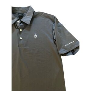 The‎ Grand Gauntlet Logo Embroidery Mens Gray Polo Dunning Large